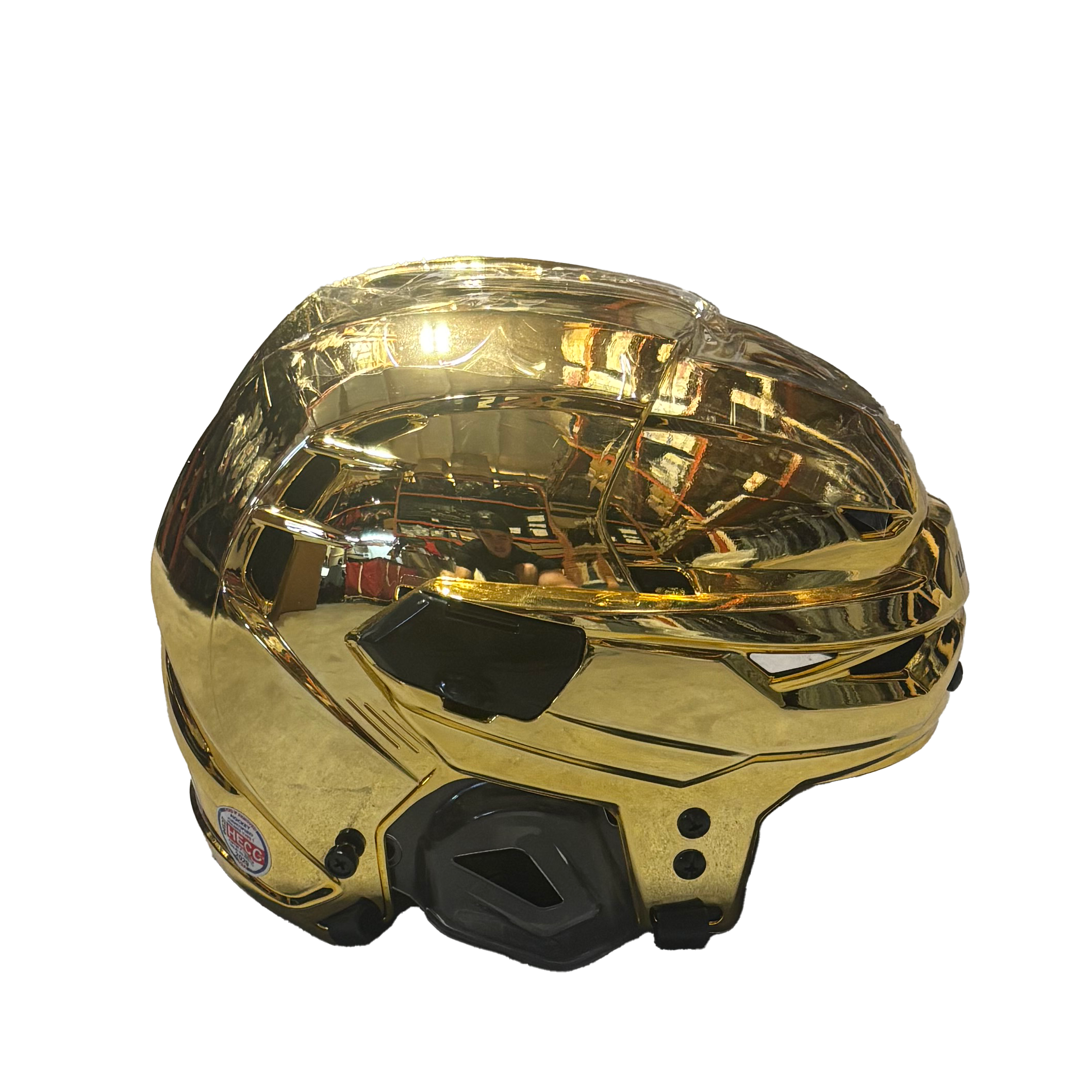 Warrior Covert CF 100 - Hockey Helmet (Gold Chrome)